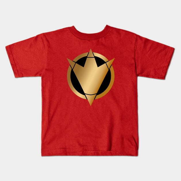 PR Dino Thunder Kids T-Shirt by mavgagliano